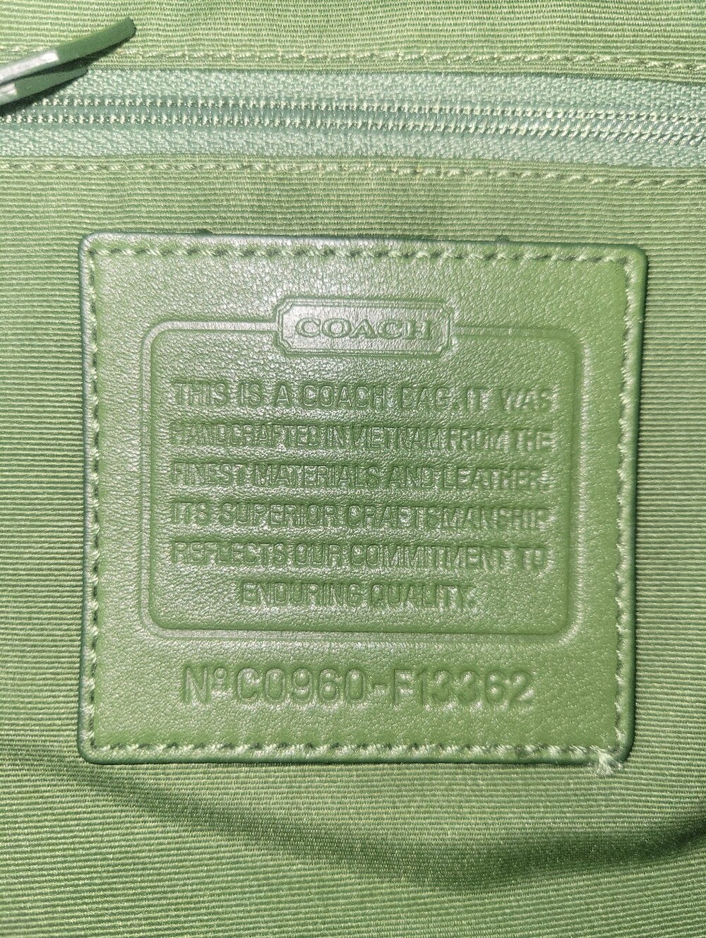 Coach Signature Classic C Bucket Bag / Rugby Stripe Duffle 2009 - Picture 10 of 10